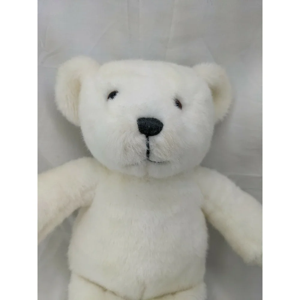 Ralph Lauren Romance Bear Plush White 14 Inch Elephant Rattle Lot Stuffed Animal